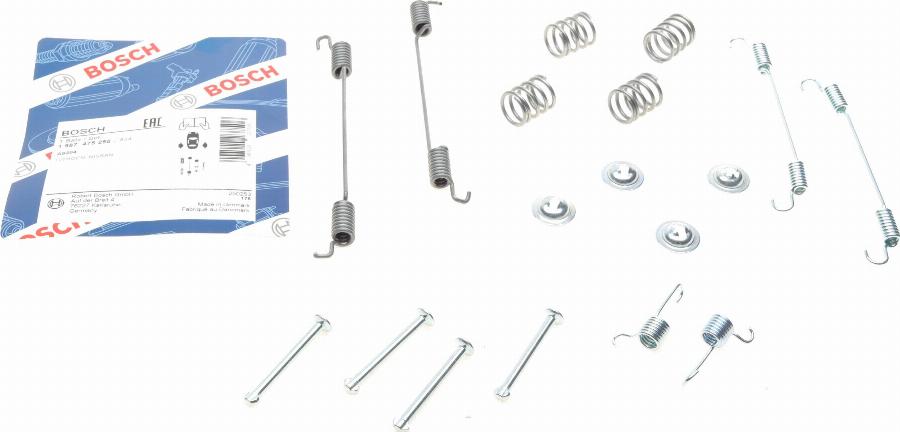 BOSCH 1 987 475 255 - Комплект приладдя, гальмівна колодка autodetail.com.ua