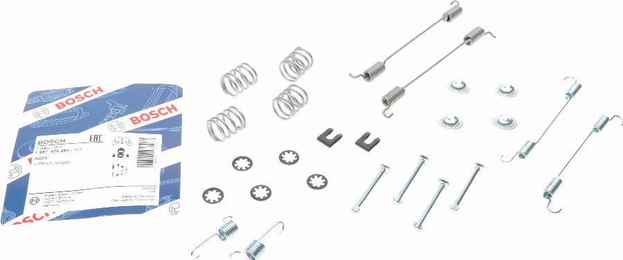 BOSCH 1 987 475 253 - Комплект приладдя, гальмівна колодка autodetail.com.ua