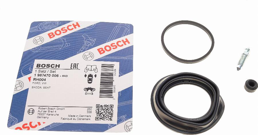 BOSCH 1 987 470 006 - Ремонтний комплект, гальмівний супорт autodetail.com.ua