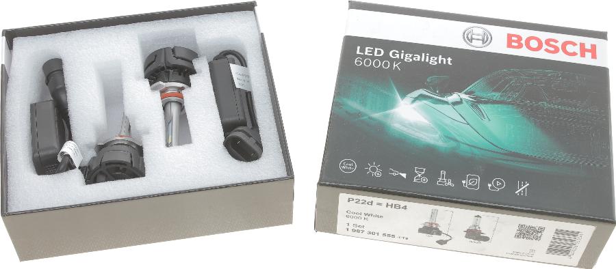 BOSCH 1 987 301 555 - Лампа розжарювання, фара дальнього світла autodetail.com.ua