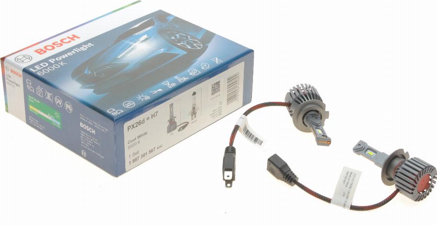 BOSCH 1 987 301 567 - Лампа розжарювання, фара дальнього світла autodetail.com.ua