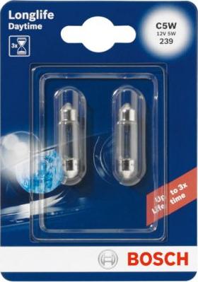 BOSCH 1 987 301 060 - Лампа розжарювання, ліхтар номерного знака autodetail.com.ua