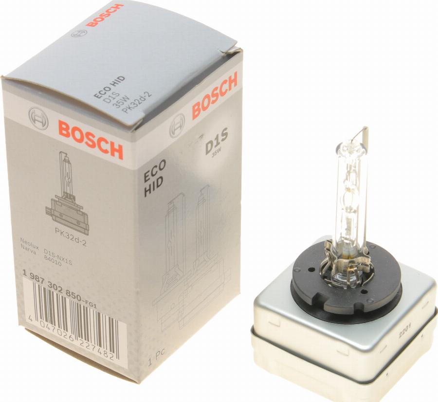 BOSCH 1 987 302 850 - Лампа розжарювання, фара дальнього світла autodetail.com.ua