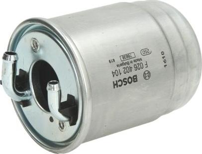 BOSCH F 026 402 104 - Фільтр палива autodetail.com.ua
