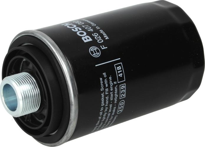 BOSCH F 026 407 080 - Оливний фільтр autodetail.com.ua