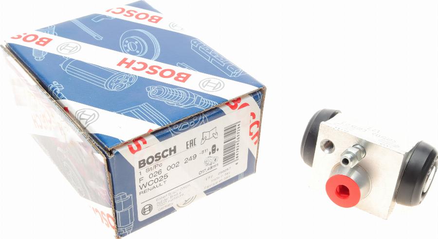 BOSCH F 026 002 249 - Гальмівний циліндр autodetail.com.ua