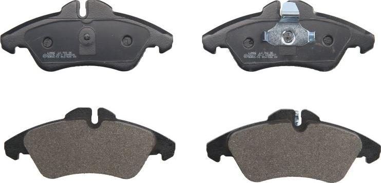 Breck 21576 00 703 10 - Комплект гальмівних накладок, дискове гальмо autodetail.com.ua