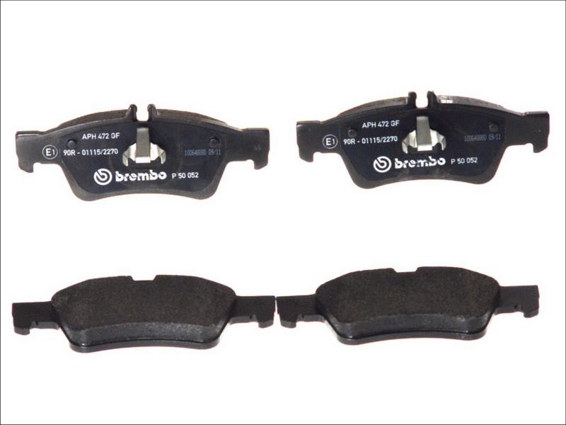 Brembo P 50 052 - Комплект гальмівних накладок, дискове гальмо autodetail.com.ua
