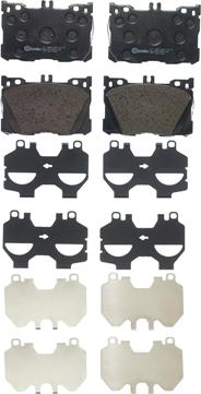 Brembo P 50 139 - Комплект гальмівних накладок, дискове гальмо autodetail.com.ua