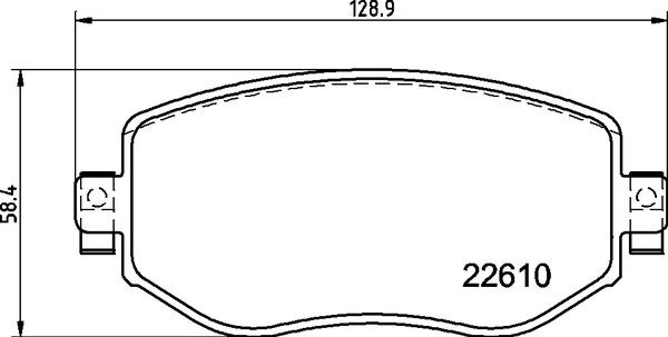 Brembo P 68 068 - Комплект гальмівних накладок, дискове гальмо autodetail.com.ua