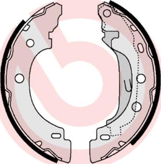Brembo S 68 523 - Комплект гальмівних колодок autodetail.com.ua