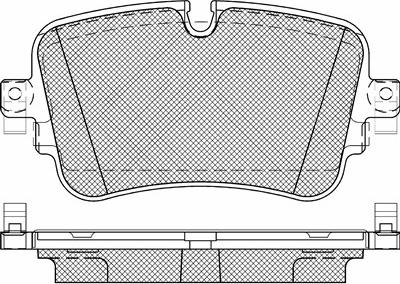 Raybestos MGD1895M - Комплект гальмівних накладок, дискове гальмо autodetail.com.ua