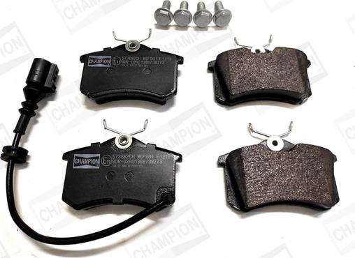 Champion 573682CH - Комплект гальмівних накладок, дискове гальмо autodetail.com.ua