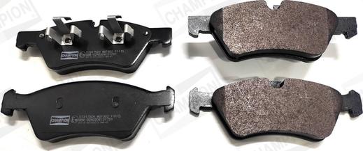 Champion 573175CH - Комплект гальмівних накладок, дискове гальмо autodetail.com.ua