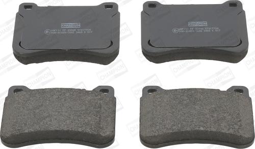Champion 573177CH - Комплект гальмівних накладок, дискове гальмо autodetail.com.ua