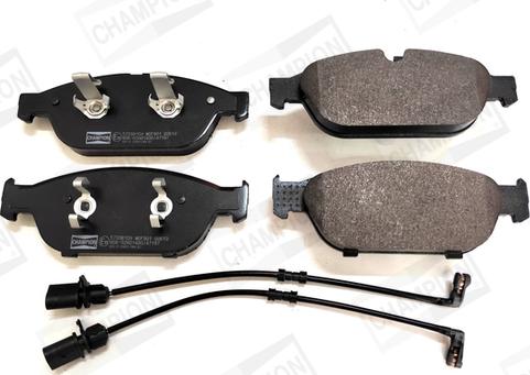 Champion 573381CH - Комплект гальмівних накладок, дискове гальмо autodetail.com.ua
