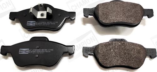 Champion 573244CH - Комплект гальмівних накладок, дискове гальмо autodetail.com.ua