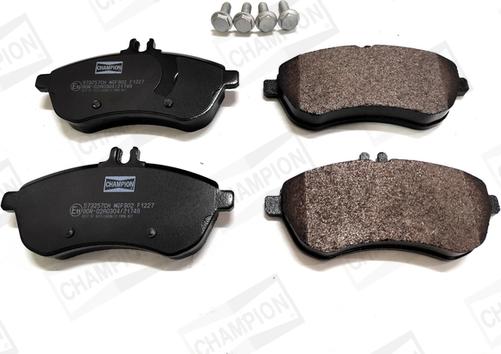 Champion 573257CH - Комплект гальмівних накладок, дискове гальмо autodetail.com.ua