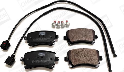 Champion 573219CH - Комплект гальмівних накладок, дискове гальмо autodetail.com.ua