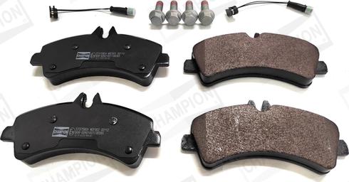 Champion 573758CH - Комплект гальмівних накладок, дискове гальмо autodetail.com.ua