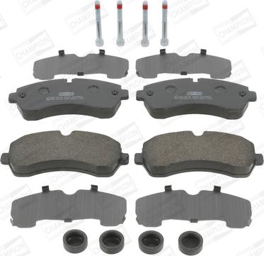 Champion 573726CH - Комплект гальмівних накладок, дискове гальмо autodetail.com.ua