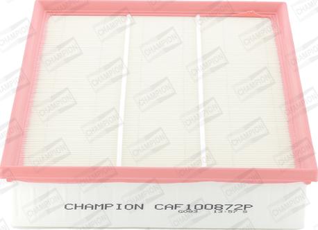 Champion CAF100872P - Повітряний фільтр autodetail.com.ua