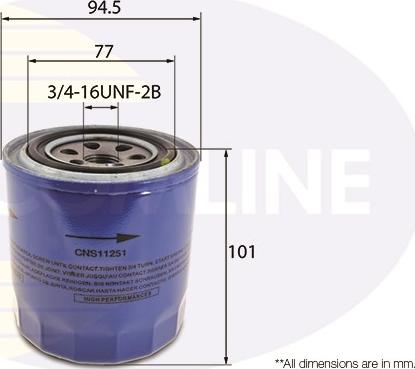Comline CNS11251 - Оливний фільтр autodetail.com.ua
