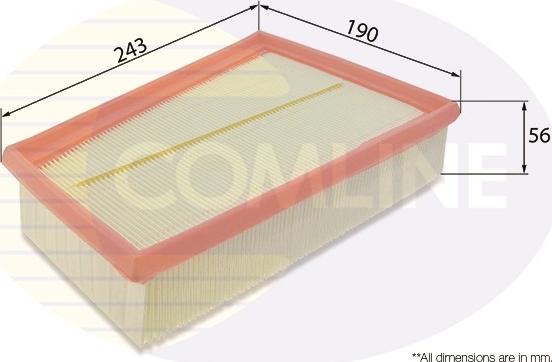 Comline EAF506 - Повітряний фільтр autodetail.com.ua