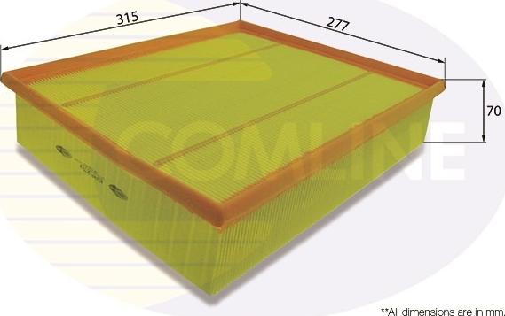 Comline EAF259 - Повітряний фільтр autodetail.com.ua