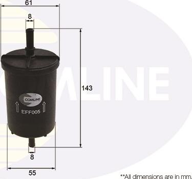 Comline EFF005 - Фільтр палива autodetail.com.ua