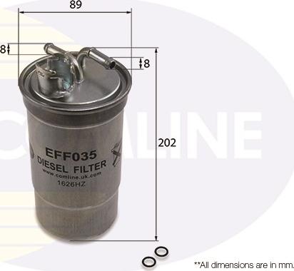 Comline EFF035 - Фільтр палива autodetail.com.ua
