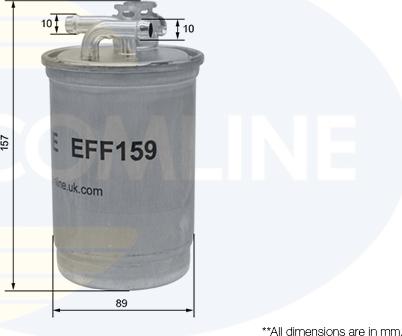 Comline EFF159 - Фільтр палива autodetail.com.ua