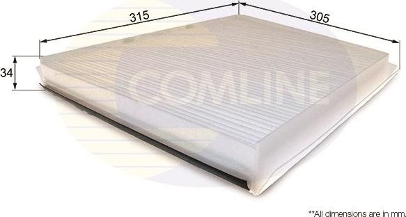 Comline EKF139 - Фільтр, повітря у салоні autodetail.com.ua