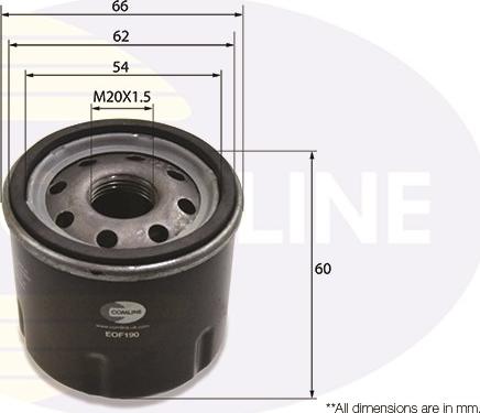 Comline EOF190 - Оливний фільтр autodetail.com.ua