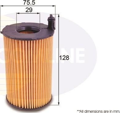 Comline EOF263 - Оливний фільтр autodetail.com.ua