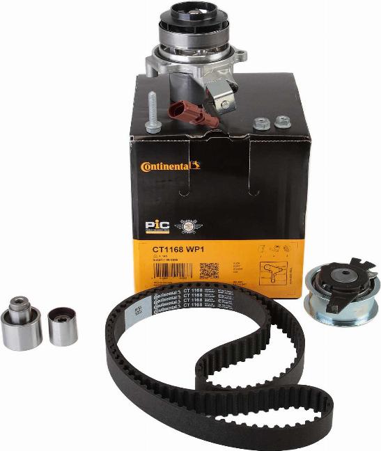 CONTITECH CT1168WP1 - Водяний насос + зубчастий ремінь autodetail.com.ua