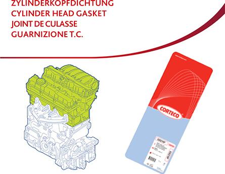 Corteco 83403317 - Ущільнення, голівка циліндра autodetail.com.ua