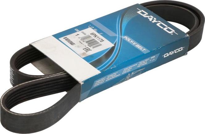 Dayco 6PK1178 - Поліклиновий ремінь autodetail.com.ua