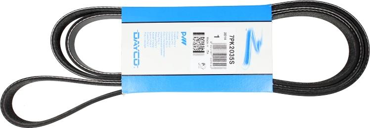 Dayco 7PK2035S - Поліклиновий ремінь autodetail.com.ua