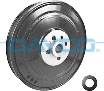 Dayco DPV1077 - Шків, колінчатий вал autodetail.com.ua