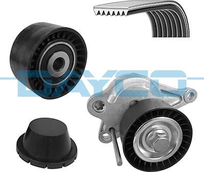 Dayco KPV217 - Комплект поліклинових ременів autodetail.com.ua