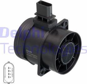 Delphi AF10511-12B1 - Витратомір повітря autodetail.com.ua