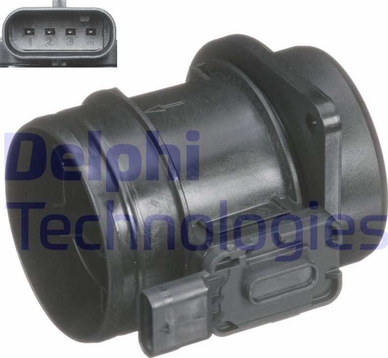 Delphi AF10656-12B1 - Витратомір повітря autodetail.com.ua
