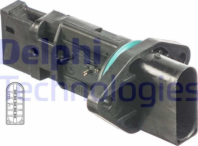 Delphi AF10247-12B1 - Витратомір повітря autodetail.com.ua