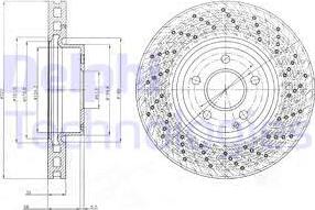 Delphi BG9076C - Гальмівний диск autodetail.com.ua