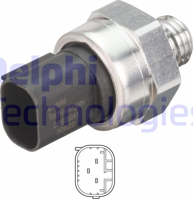Delphi DPS00041-12B1 - Датчик, тиск ВГ autodetail.com.ua
