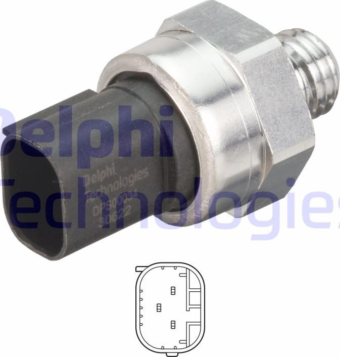 Delphi DPS00034-12B1 - Датчик, тиск ВГ autodetail.com.ua