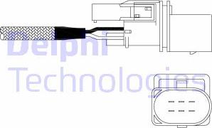 Delphi ES11026-12B1 - Кисневий датчик autodetail.com.ua