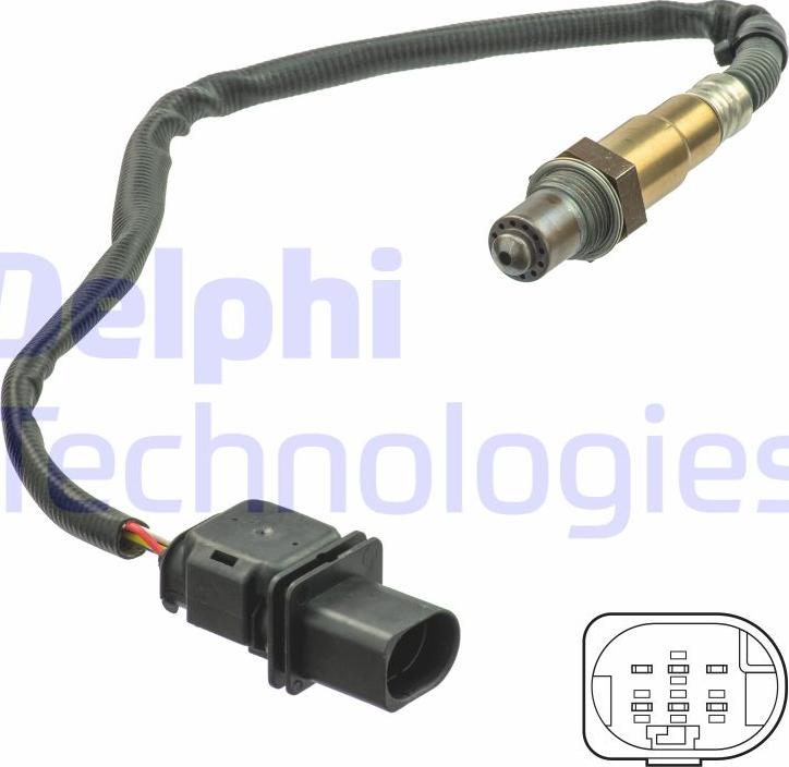 Delphi ES21159-12B1 - Кисневий датчик autodetail.com.ua