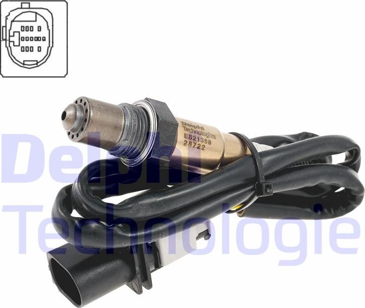 Delphi ES21368-12B1 - Кисневий датчик autodetail.com.ua